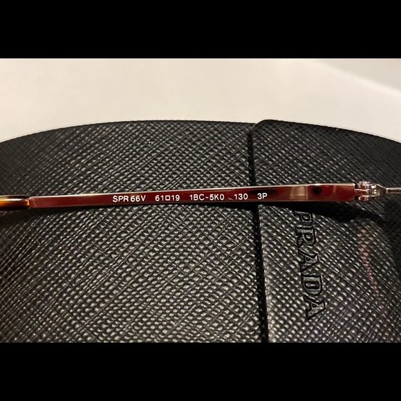 Prada oval mirror wire rimed sunglasses - Picture 6 of 8